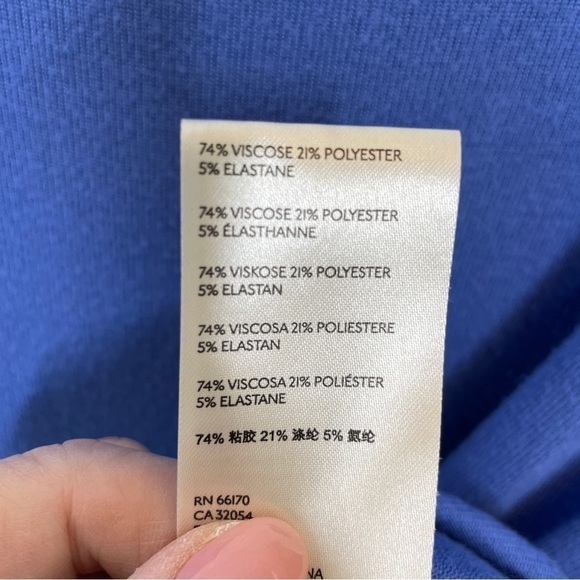 Free People “Forever Your Girl” Cobalt Blue Babydoll Top Size XS - Picture 12 of 13